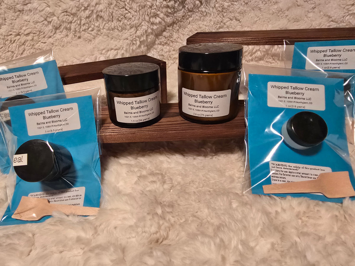 Blueberry Whipped Tallow Cream