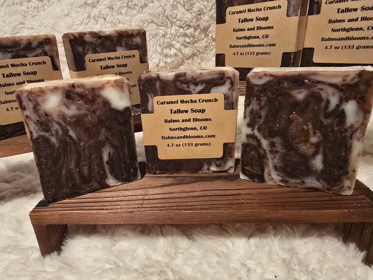 Caramel Mocha Crunch Tallow Soap