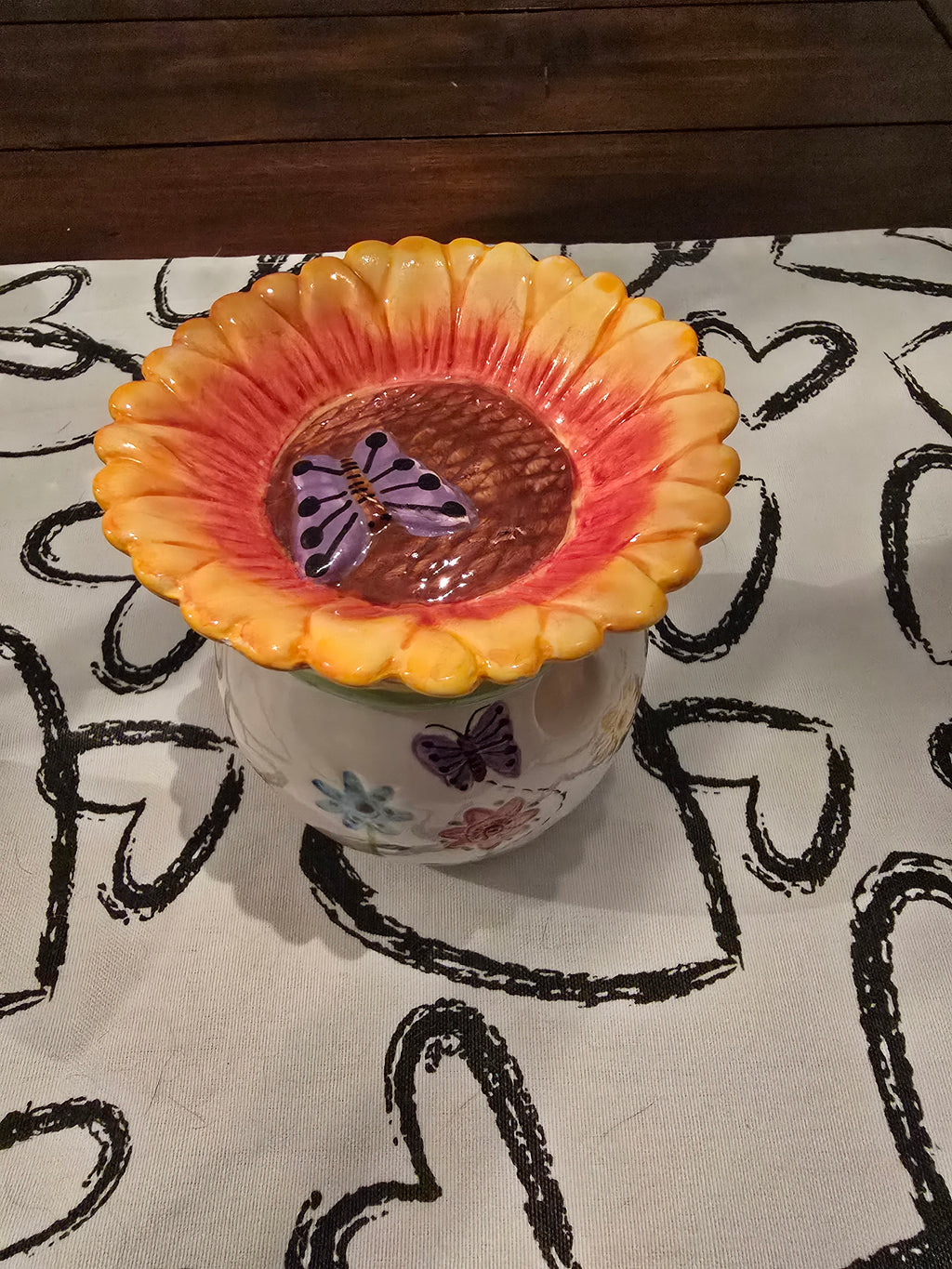 Wax Warmer with Flower Design Gift Set