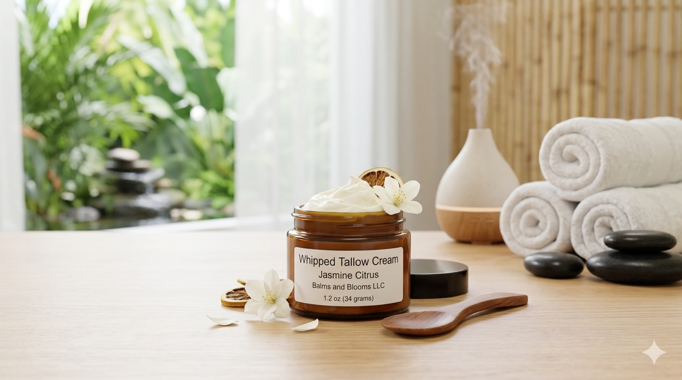 Jasmine Citrus Whipped Tallow Cream