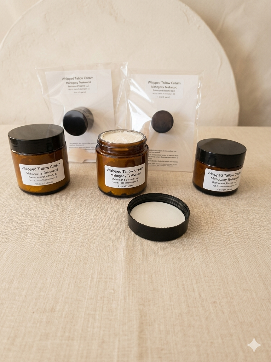 Mahogany Teakwood Whipped Tallow Cream