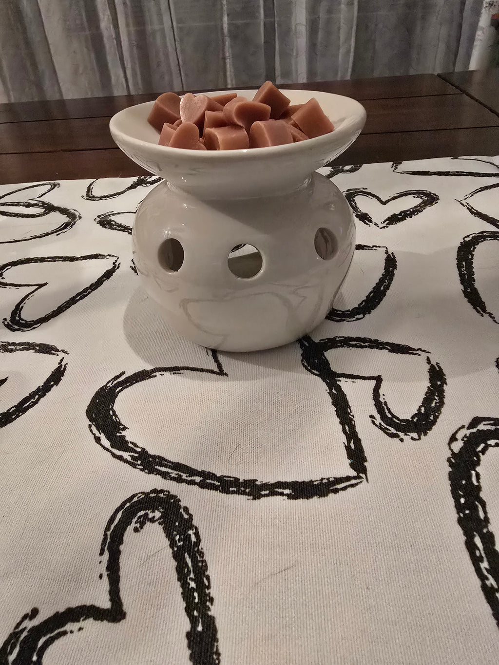 Wax Warmer Round White Gift Set