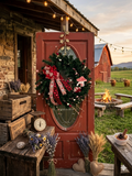 Valentine's Gnome and Mushroom Country Wreath
