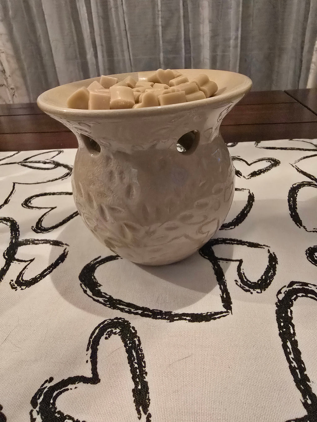 Wax Warmer Tan w/ Vines Gift Set