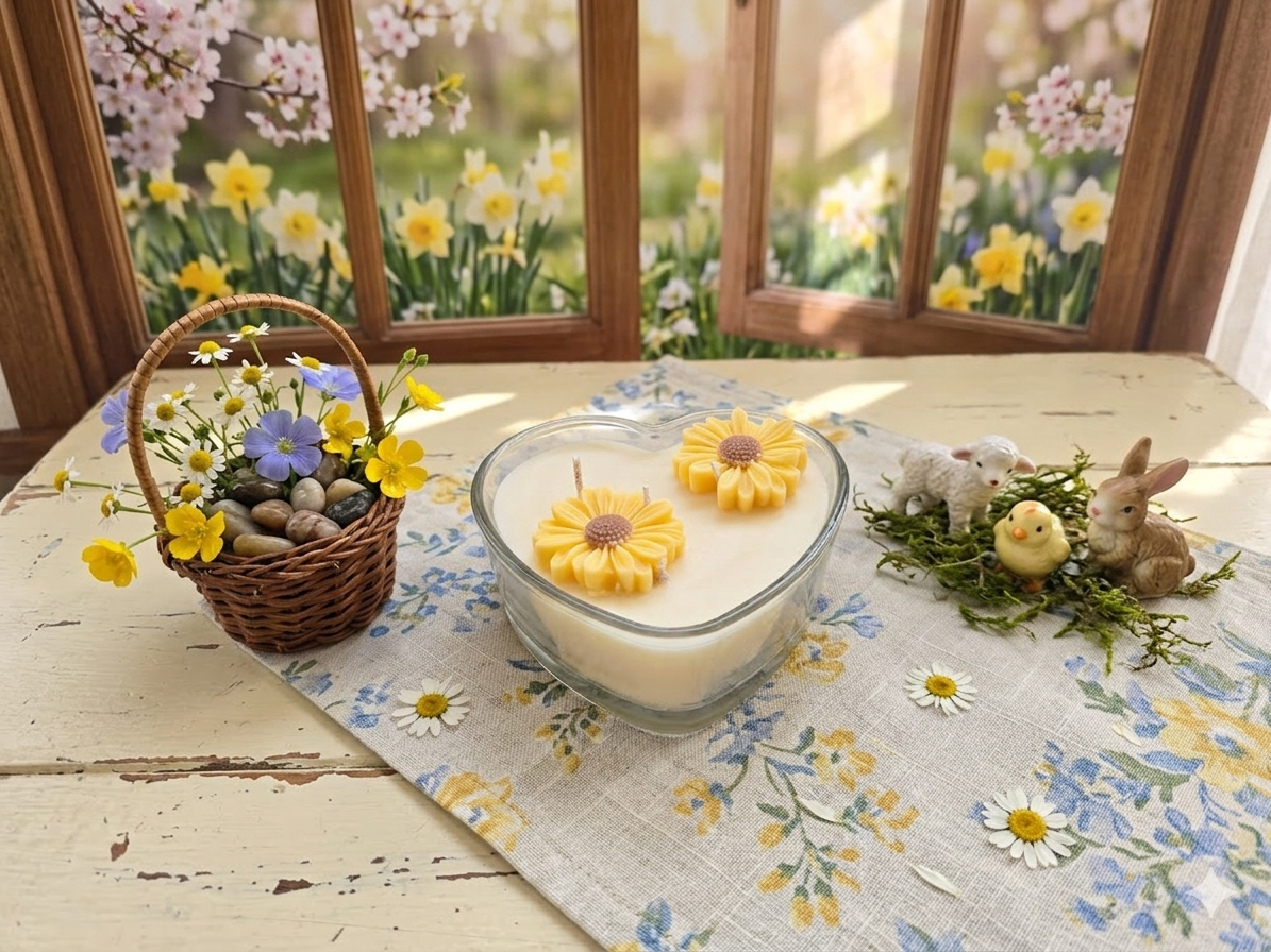 Heart Shaped Soy Candle