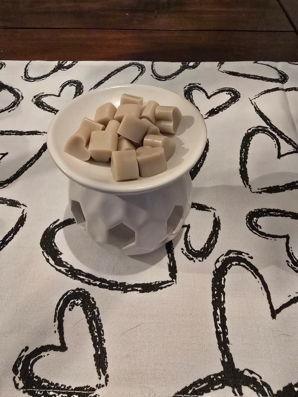 Wax Warmer White Diamond-like Cut Gift Set